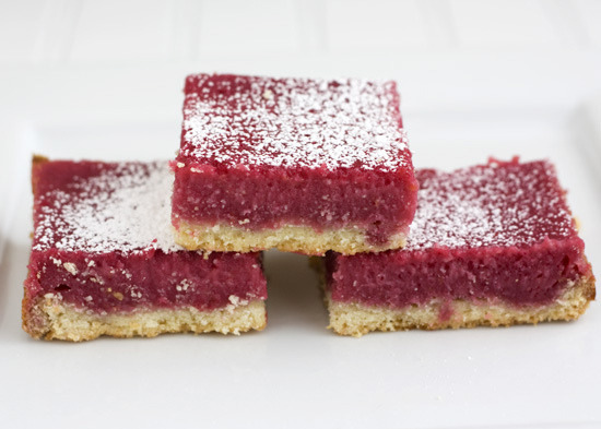 Raspberry Lemonade Bars(Source)Recipe Rundowntaste: Refreshingly Tangy, Tart, Fruity, Sweet.Texture: The Crust Reminds One Of Sugar Cookies More Than It Reminds Me Of Shortbread. The Filling Is...