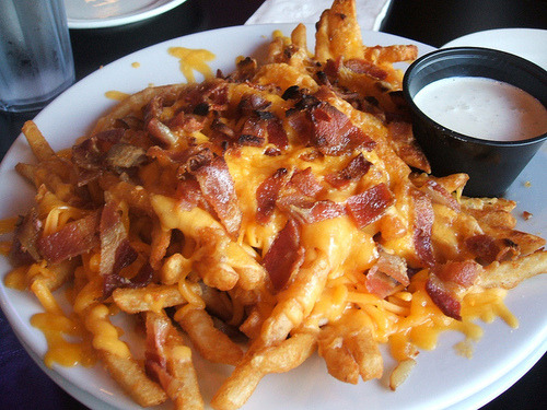 Fries, Bacon