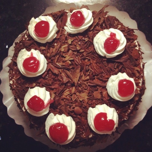 Vday, Cherry, Cake, Chocolate