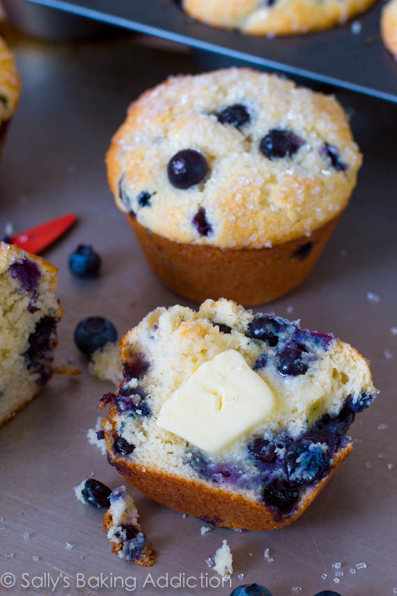 Sparkling Jumbo Blueberry Muffins