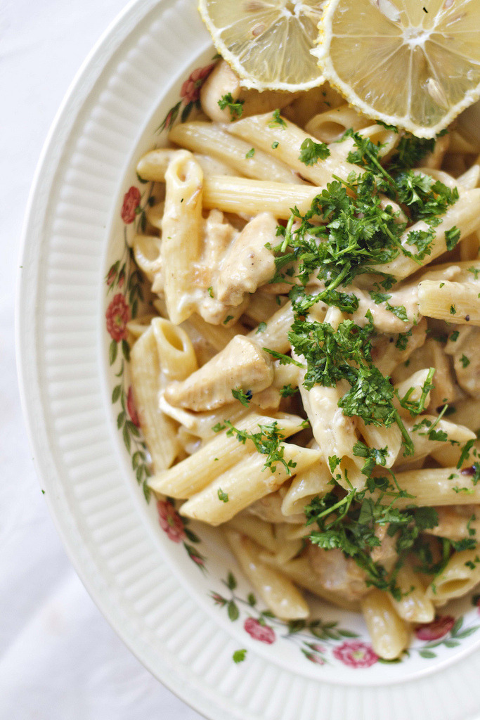 Lemon Chicken with Penne