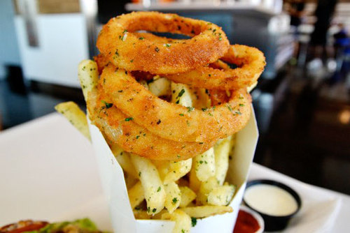 Onion Rings and Fries
