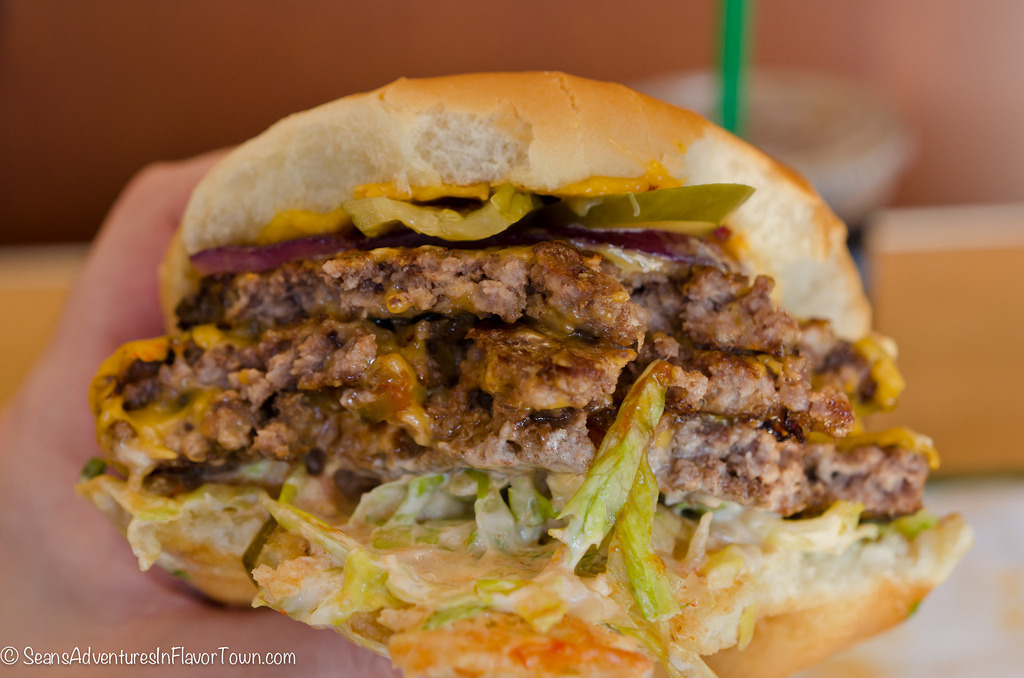 Burger Close Up