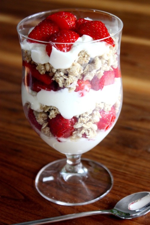 Had this yummy parfait for breakfast
