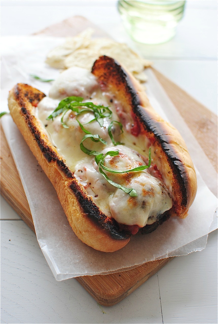 Grilled Beef Meatball Subs