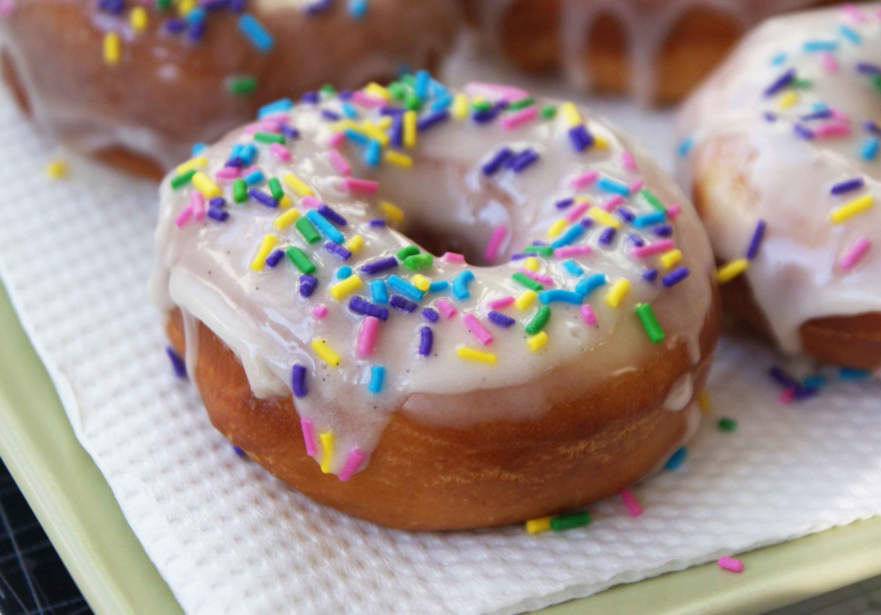 Recipe: Homemade Sprinkle Donuts