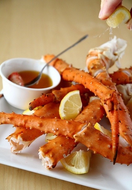 Crab Legs with Lemon & Clarified Butter (via Will Cook for Friends)