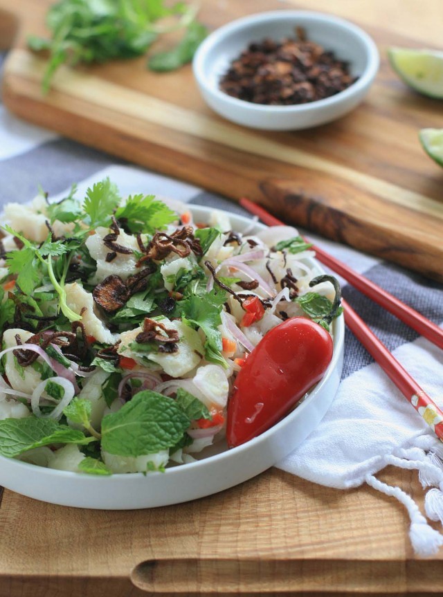 Burmese Fish Salad with Shallots and Fresh Herbs