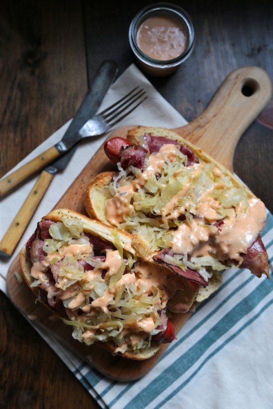 Rueben Hot Dog (by Country Cleaver)