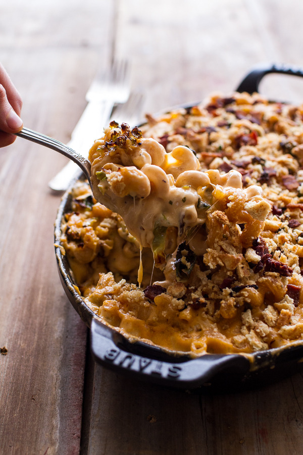 Butternut Squash and Brussels Sprouts Mac and Cheese