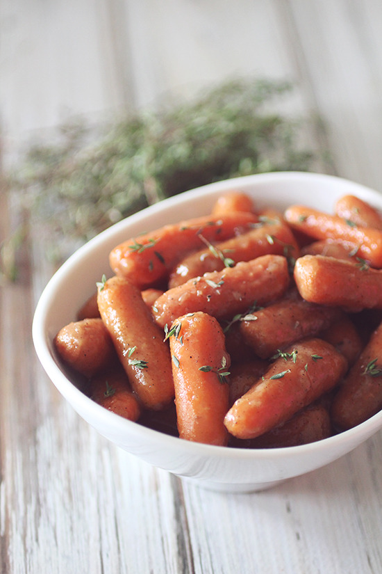 Slow Cooked Honey Glazed Carrots