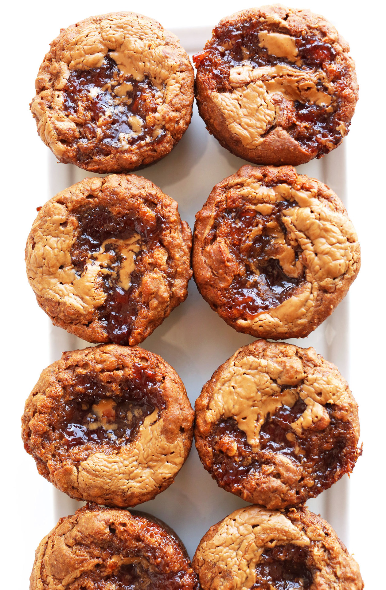 This is my everything.Peanut Butter and Jelly Muffins (Vegan & Gluten-free) via Minimalist Baker