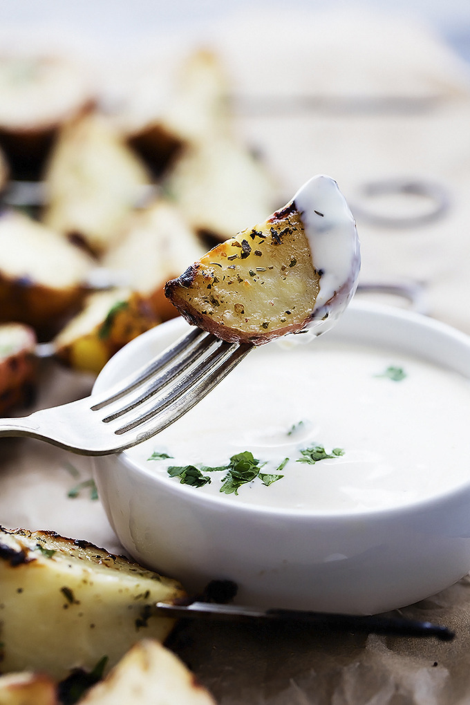 Grilled Ranch Potatoes