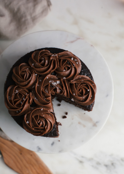 One-Bowl Chocolate Cake (For Two)Source